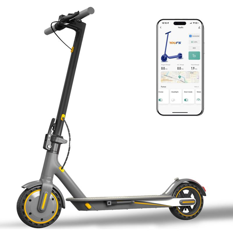 Adult Electric Scooter V8 Powerful 350W,Max 15/18 Miles,8.5'' Honeycomb Tire 3 Speed Gear 36V 10.5AH Battery